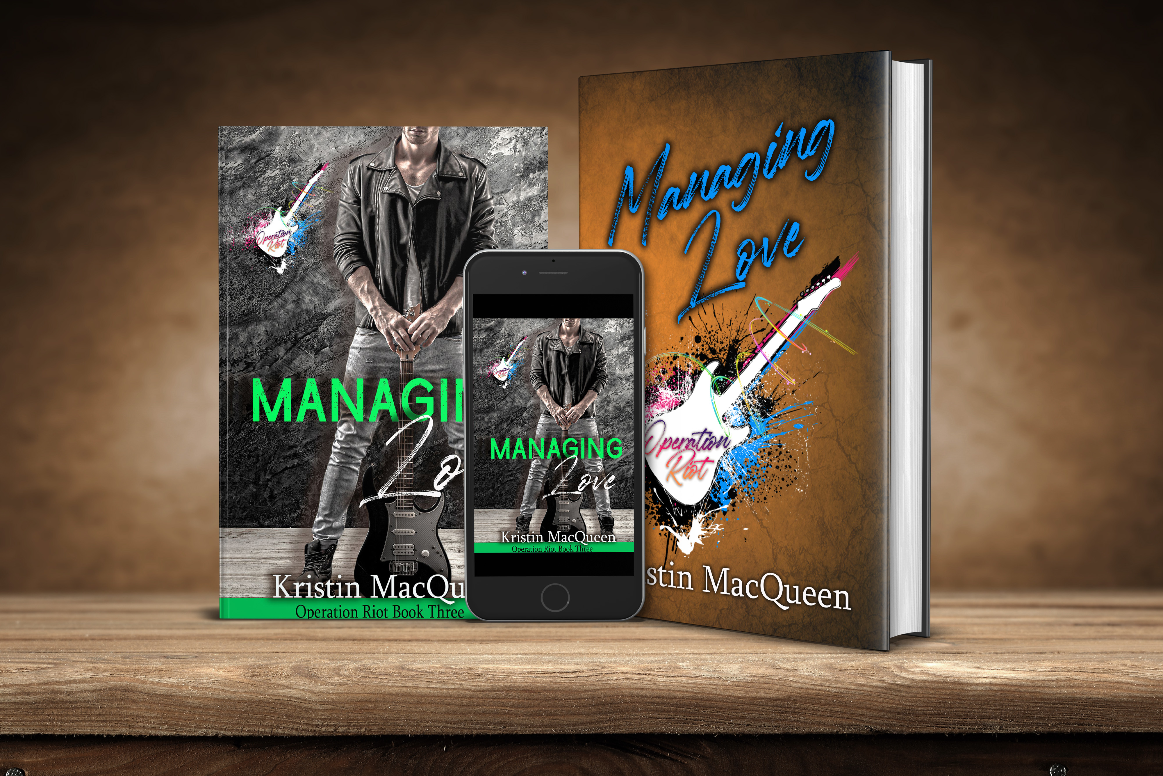 Ebook, Paperback, and Hardback covers of Managing Love