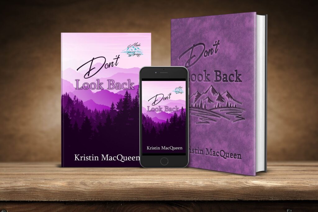 Ebook, Paperback, and Hardback covers of Don't Look Back