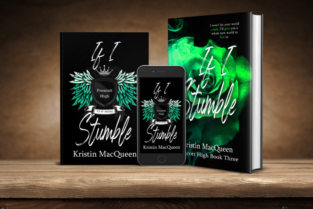 Ebook, Paperback, and Hardback covers of If I Stumble