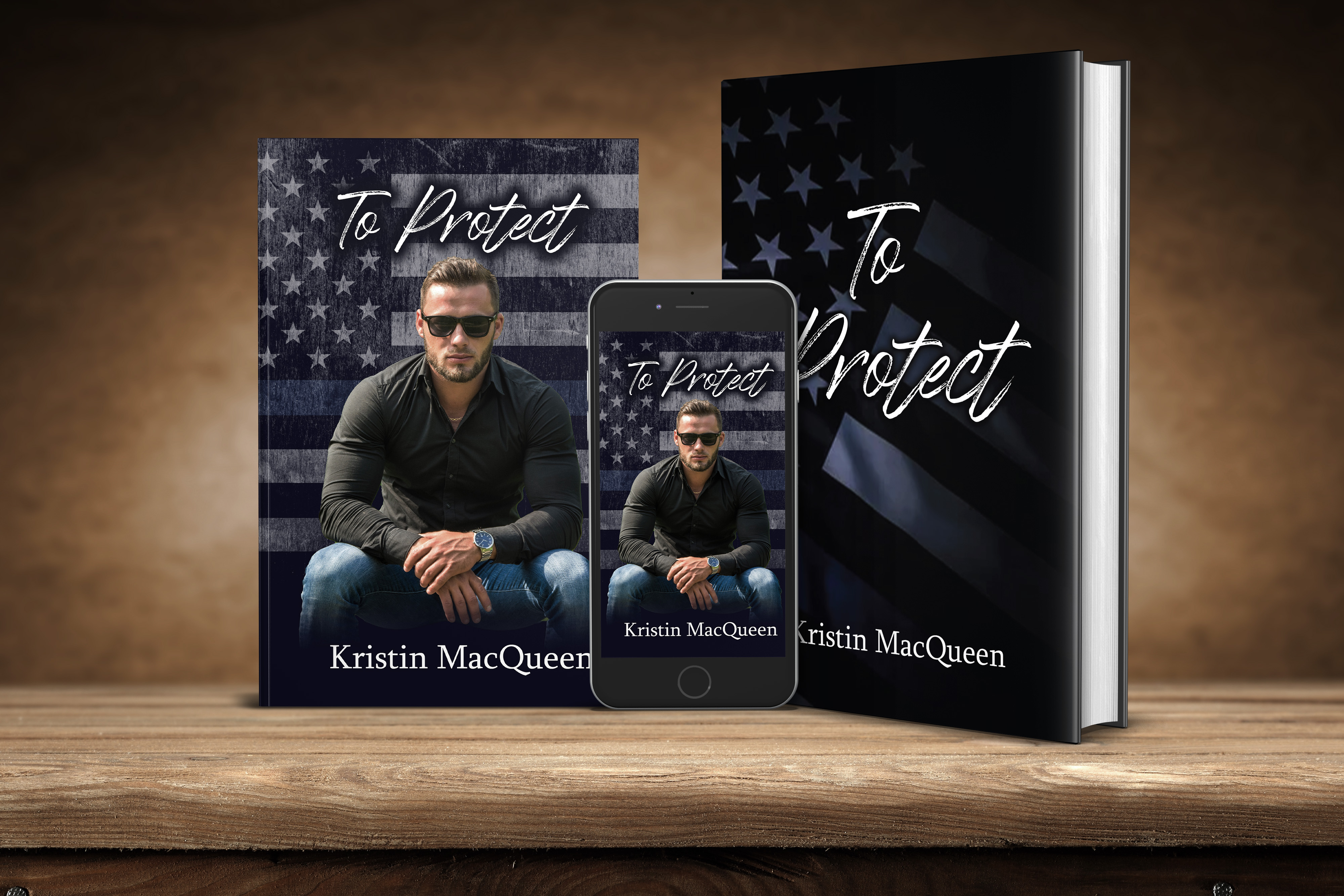 Ebook, Paperback, and Hardback covers of To Protect