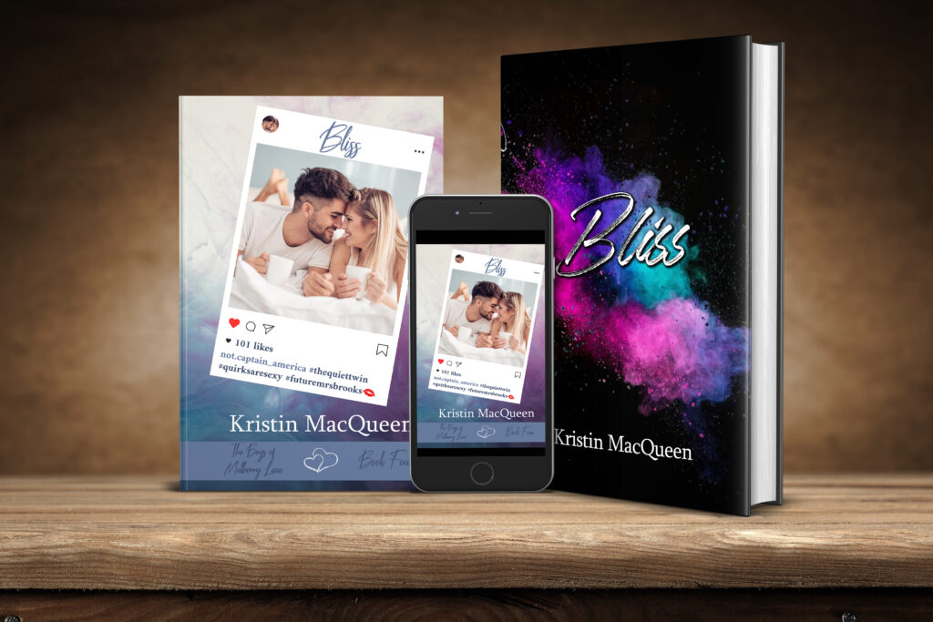 Ebook, Paperback, and Hardback covers of Bliss