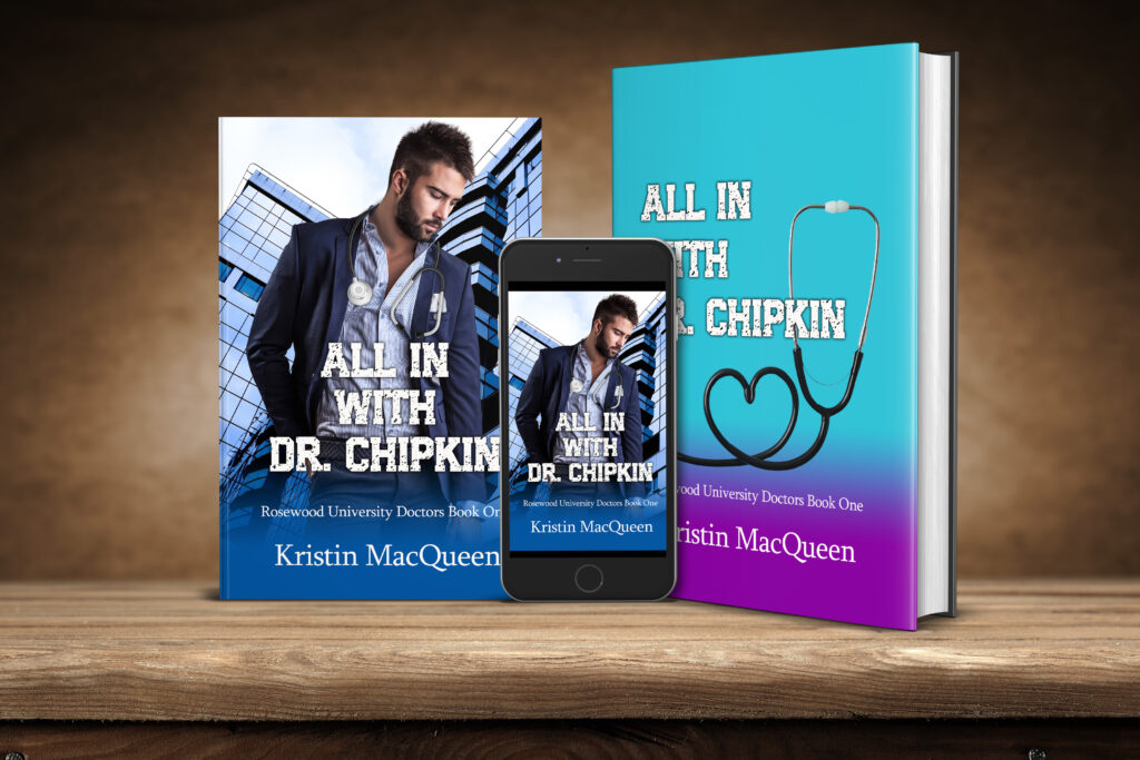 Ebook, Paperback, and Hardback covers of All in with Dr. Chipkin