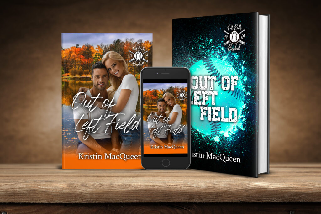 Ebook, Paperback, and Hardback covers of Out of Left Field