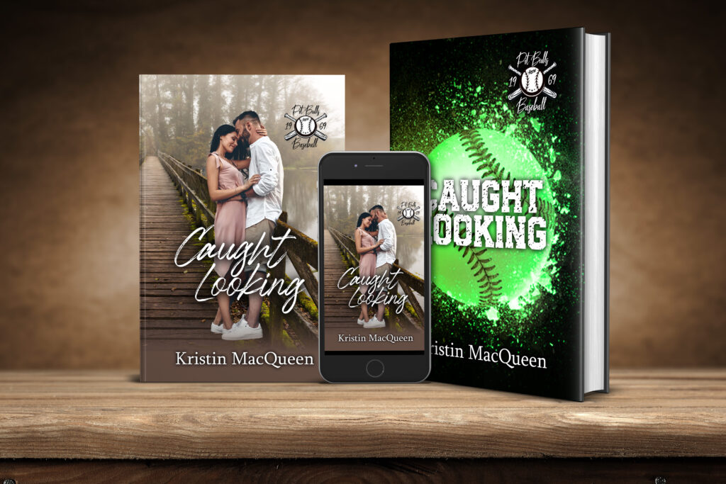 Ebook, Paperback, and Hardback covers of Caught Looking