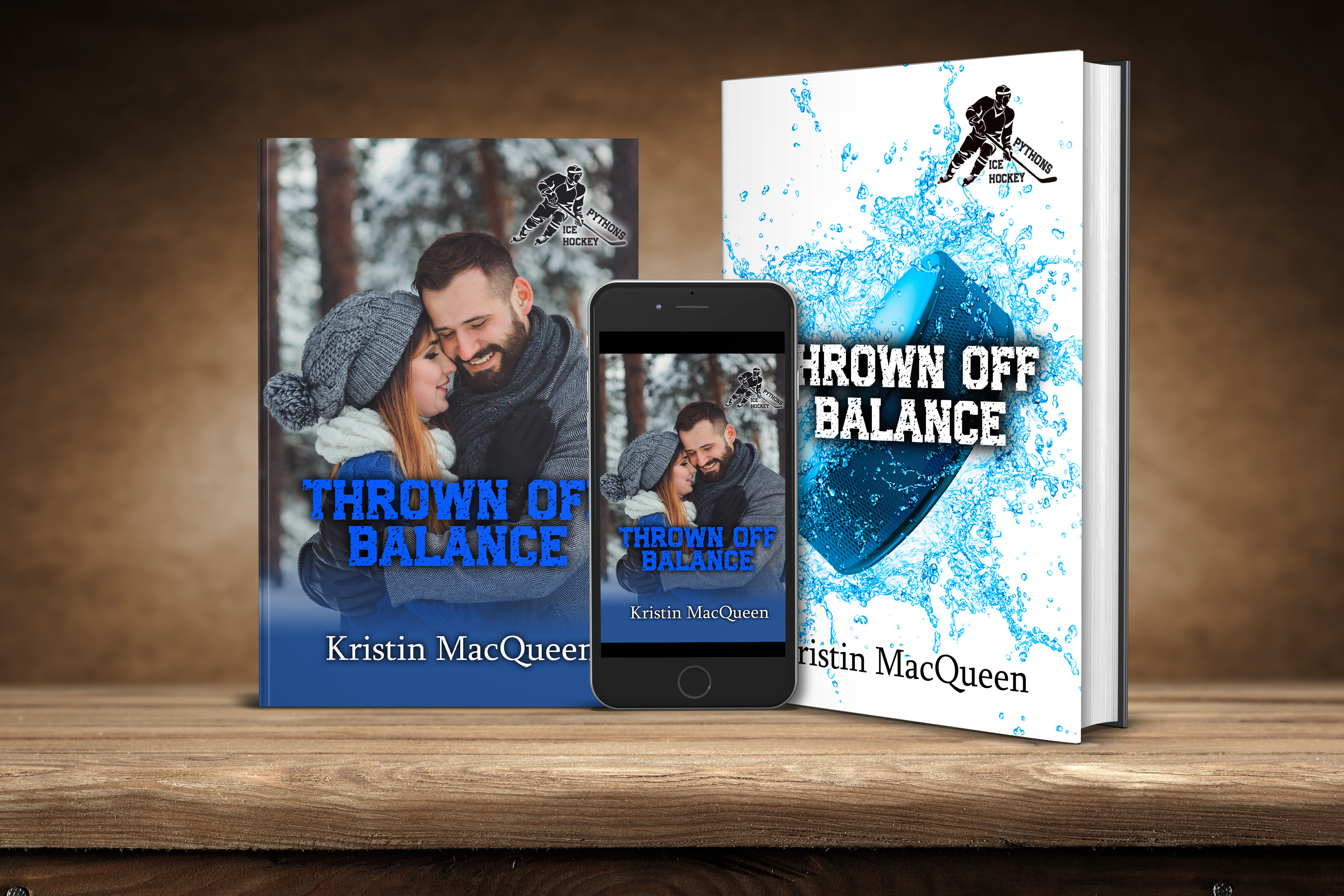 Thrown Off Balance Paperback, hardback and ebook covers