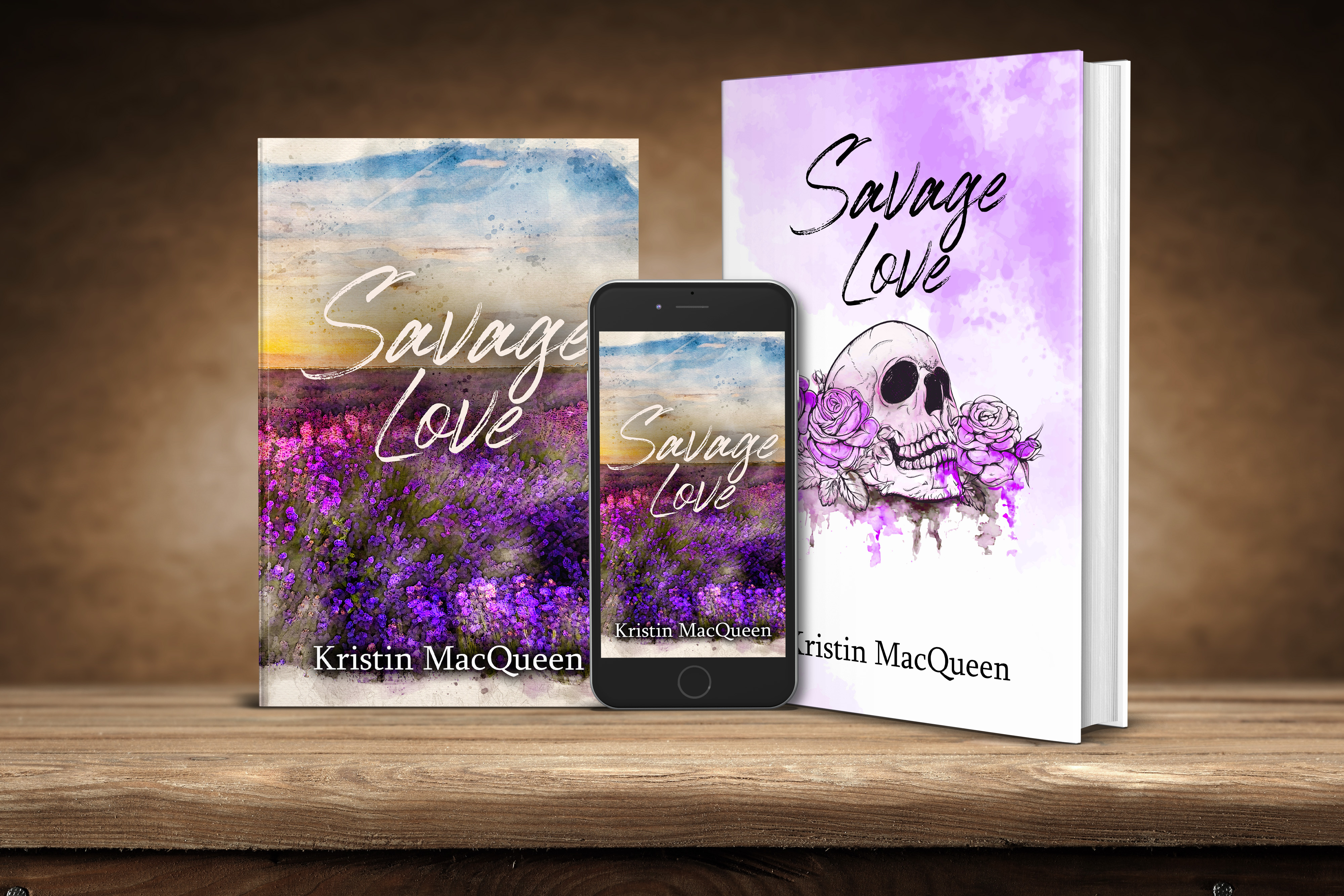Savage Love ebook, paperback, and hardback covers